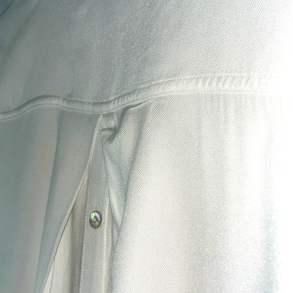 Fever sleeveless collared button down high/low tunic Sz XL - Picture 10 of 12